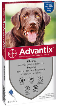 BAYER ADVANTIX SPOT ON 4P. CANI KG. 25-40 BAYER CF 1 