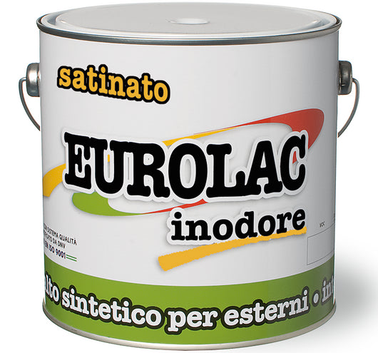 Smalto 'Eurolac' Satinato 2,5Lt Nero