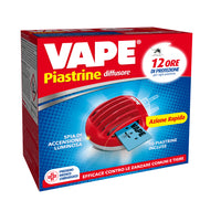 VAPE ELETTROEMANATORE+10 PIASTRINE VAPE PZ 12 