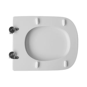 Sedile wc bianco vaso Edos per case ceramiche Hatria e Spea larghezza 37,2 cm