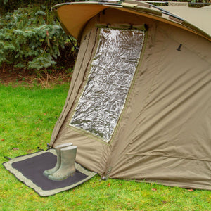 Tenda Bivvy Pesca Carpa 2 Persone 3x3m Impermeabile 10.000mm e Zerbino Scarpe