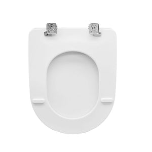 Sedile wc Carrara & Matta per Ideal Standard vaso Esedra larghezza 34,3 cm cerniere ad espansione