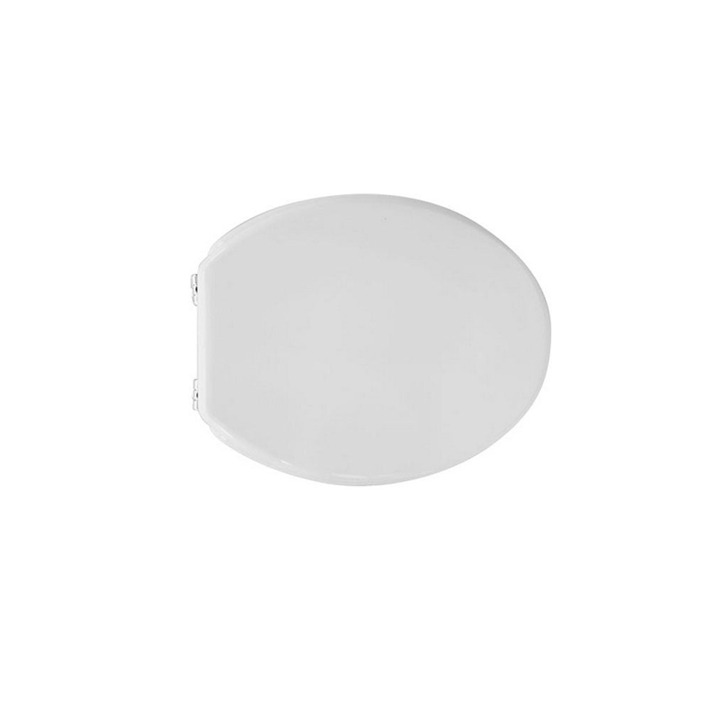 Sedile wc bianco per Incea vaso serie Iside larghezza 36,5 cm cerniere fisse