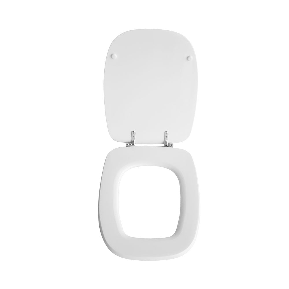 Sedile wc per Kerasan vaso serie Brio larghezza 35,6 cm cerniere regolabili 