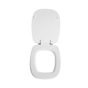 Sedile wc per Kerasan vaso serie Brio larghezza 35,6 cm cerniere regolabili 