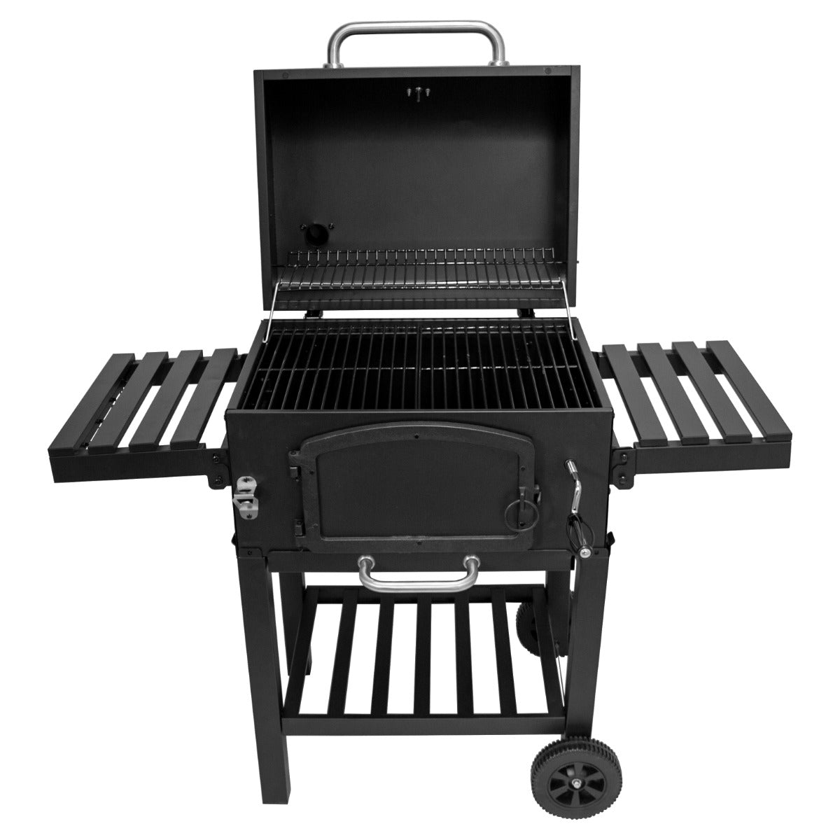 BBQ Barbecue Affumicatore Grill Griglia XL a Carbone Carbonella con Ripiano