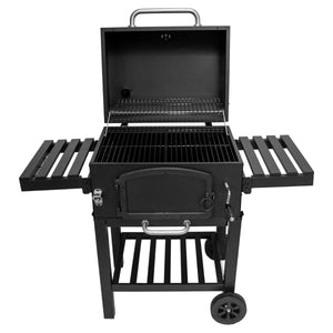 BBQ Barbecue Affumicatore Grill Griglia XL a Carbone Carbonella con Ripiano