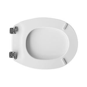 Sedile wc Carrara & Matta per Pozzi Ginori vaso Piemonte larghezza 35 cm cerniere regolabili