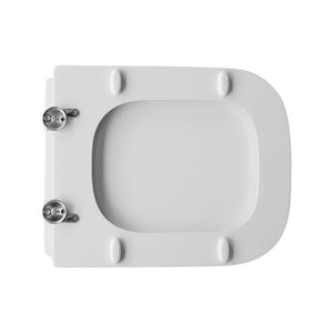 Sedile wc per Vitra vaso S20 larghezza 35,3 cm cerniere regolabili