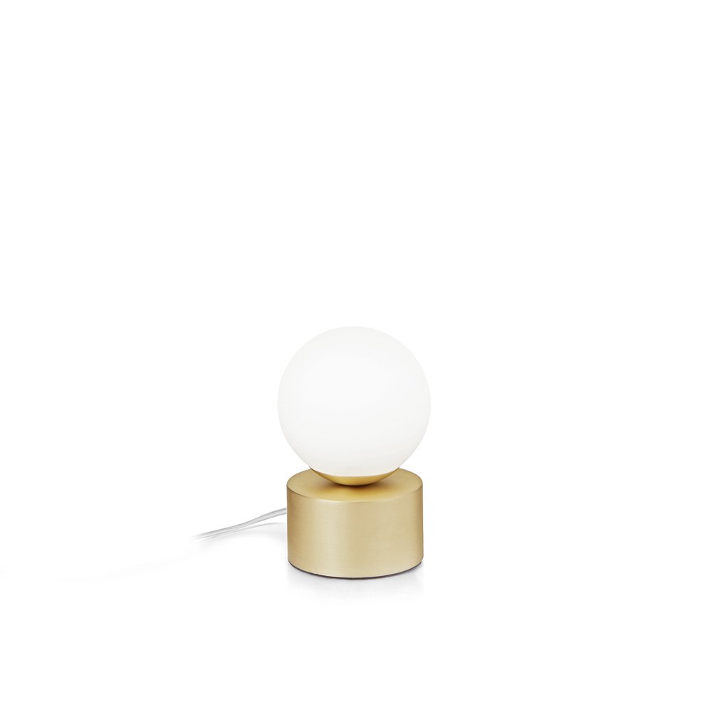 Lampada Da Scrivania Contemporanea Perlage Metallo Ottone 1 Luce G9 3W 3000K