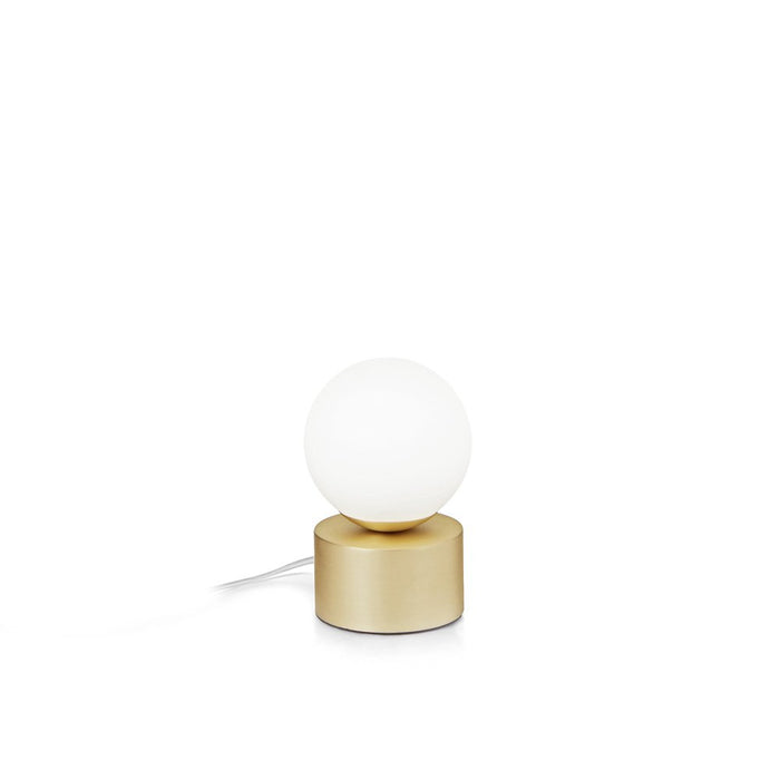 Lampada Da Scrivania Contemporanea Perlage Metallo Ottone 1 Luce G9 3W 3000K