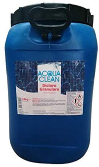 DICLORO GRANULARE ACQUA CLEAN A RAPIDA CLORAZIONE KG.25