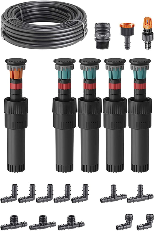 KIT IRRIGAZIONE INTERRATA 50MQ DI GIARDINO STARTER COLIBRI' CLABER 11 REF. -90200