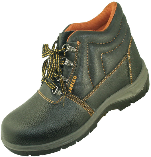 SCARPE DA LAVORO ALTE BRIXO ANTINFORTUNISTICA CUOIO NERO S1P PANGEA SCARPA N.46