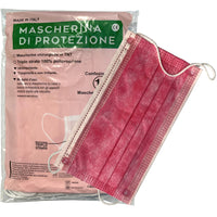 MASCHERINA CHIRURGICA COL.ROSA PZ 10  CF 1,0