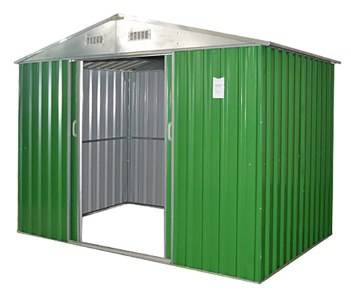 Casetta Box In Lamiera Verde Con Trattamento Antiruggine E Raggi Uv - Bigmat 198X172X194Hcm