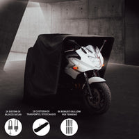 Copertura Moto Bici Riparo Esterno Capanno Garage Motorino Tenda Motocicletta