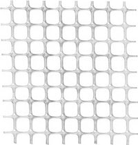 Rete Pvc Quadra Bianca 10X10Mm H100Cm 50Mt Papillon