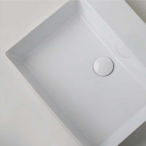 Lavabo da appoggio squadrato Ceramica Azzurra Elegance 75x45 cm