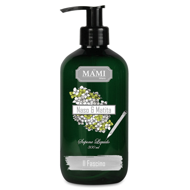 Sapone Liquido Mami Milano Detergente Mani Eleganza Bellezza Sorriso Fascino Fragranza: Fascino