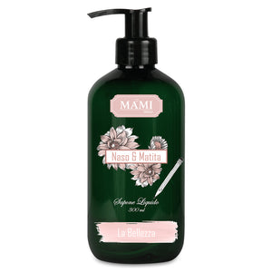 Sapone Liquido Mami Milano Detergente Mani Eleganza Bellezza Sorriso Fascino Fragranza: Bellezza