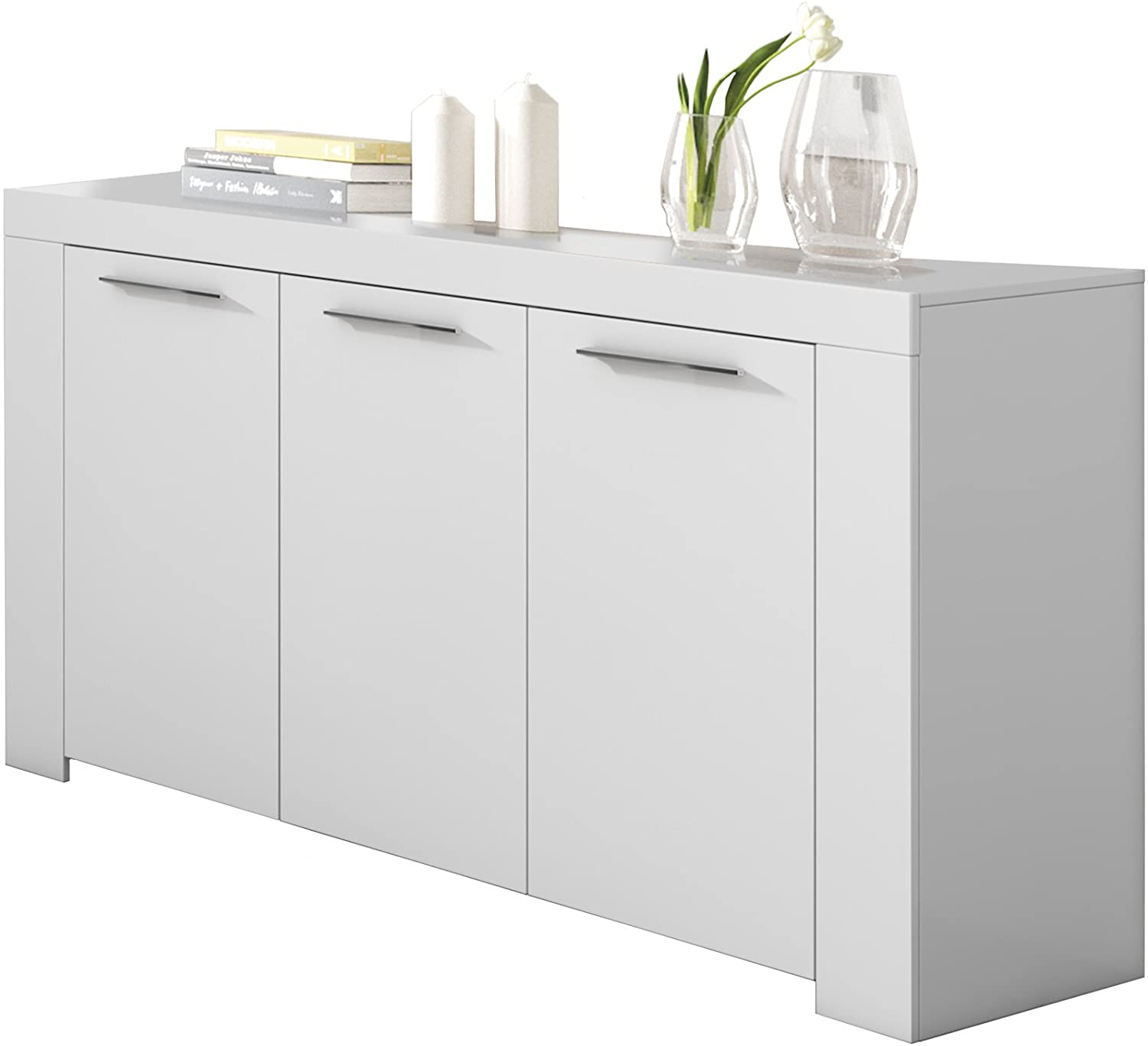 MOBILE CREDENZA 3 ANTE AMBIT CM. 144X42X80H BIANCO OPACO