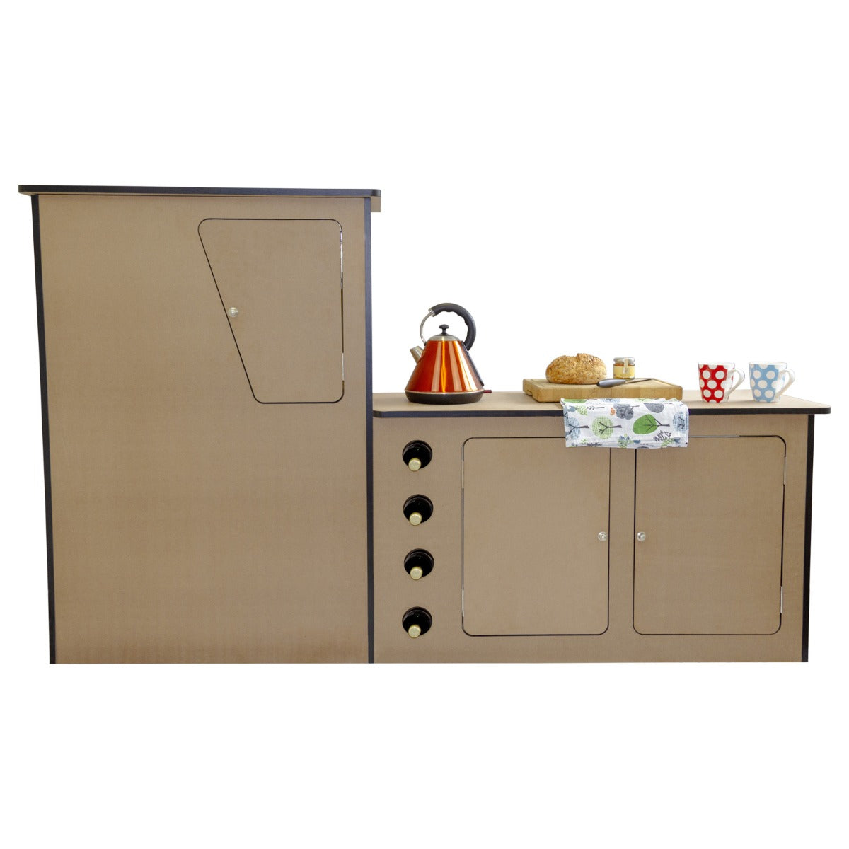 MDF Camper Interno Campervan Armadio Credenza Camper Pod VW T4 LHD Transporter