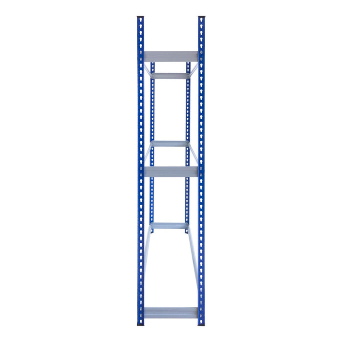 Scaffale Porta Pneumatici Portagomme 3 Ripiani Metallo Incastro Senza Bulloni x2