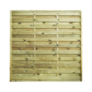 Eco 18 - Pannello Frangivento In Legno Impregnato A Lamelle Orizzontali Dimensioni 180X180Cm - Papillon