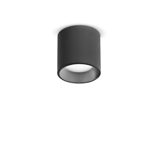 Plafoniera Moderna Dot Metallo Nero Led 5W 3000K Luce Calda