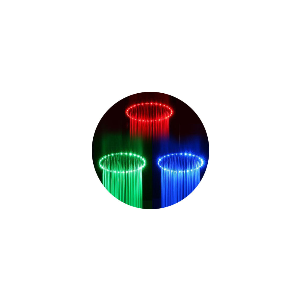 Soffione tondo a led con 3 colori modello 12620 diametro 250 mm