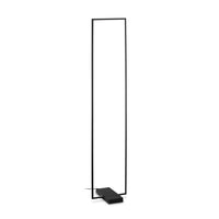 Piantana Da Terra Contemporanea Frame Metallo Nero Led Integrato 30W 3000K Ip20