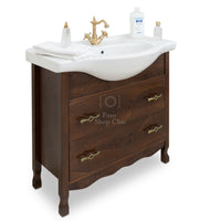 Arredo bagno classico noce