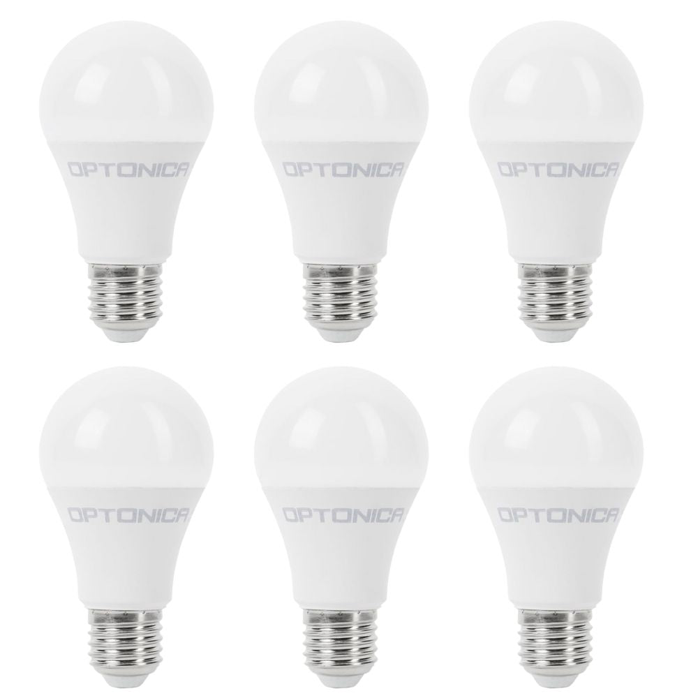 Lampadina led goccia 6 pezzi e27 11 watt 2700k risparmio energetico