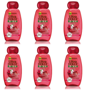 Shampoo 2in1 bambine garnier ultra dolce alla ciliegia 6 confezioni da 300 ml