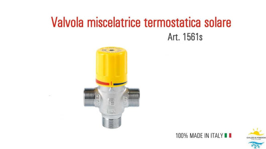 Valvola miscelatrice termostatica impianti solari da 3/4" maschio 1561s