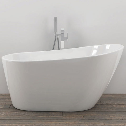 Vasca da bagno free standing 005 acrilico bianco lucido ovale *** misure l170xh72xp80, confezione 1