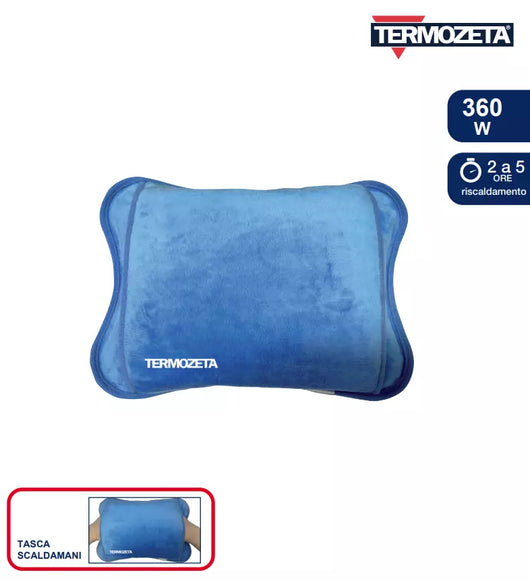 Borsa Acqua Calda TERMOZETA tzr44plus Elettrica Ricaricabile con tasca Scaldamani letto