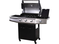 Habitat et Jardin Barbecue a Gas Bingo 4, 5 Bruciatori, 14 kW, Nero