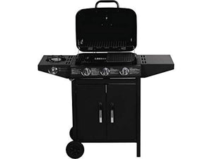 Habitat et Jardin Barbecue a Gas 4 Fuochi 10,5 kW Nero