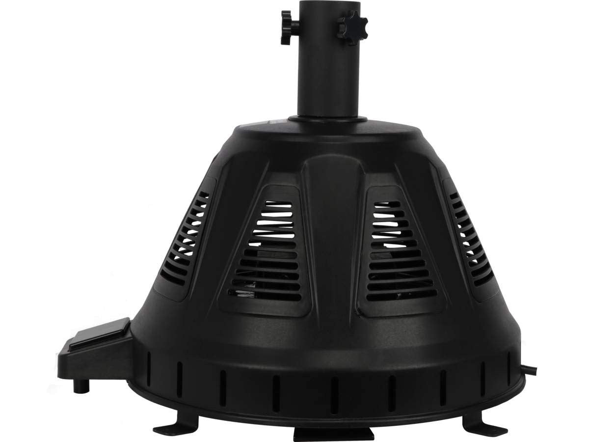 Piede per Ombrellone Riscaldante 1500W Acciaio Nero Habitat et Jardin