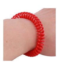 2pz. Bracciale Citronella Spirale Polso Repellente Antizanzare Insetti Elastico         