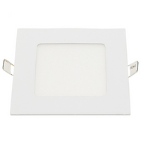 Pannello led incasso 11cm 6watt slim quadro soffitto alimentatore incluso temperatura 4500k 