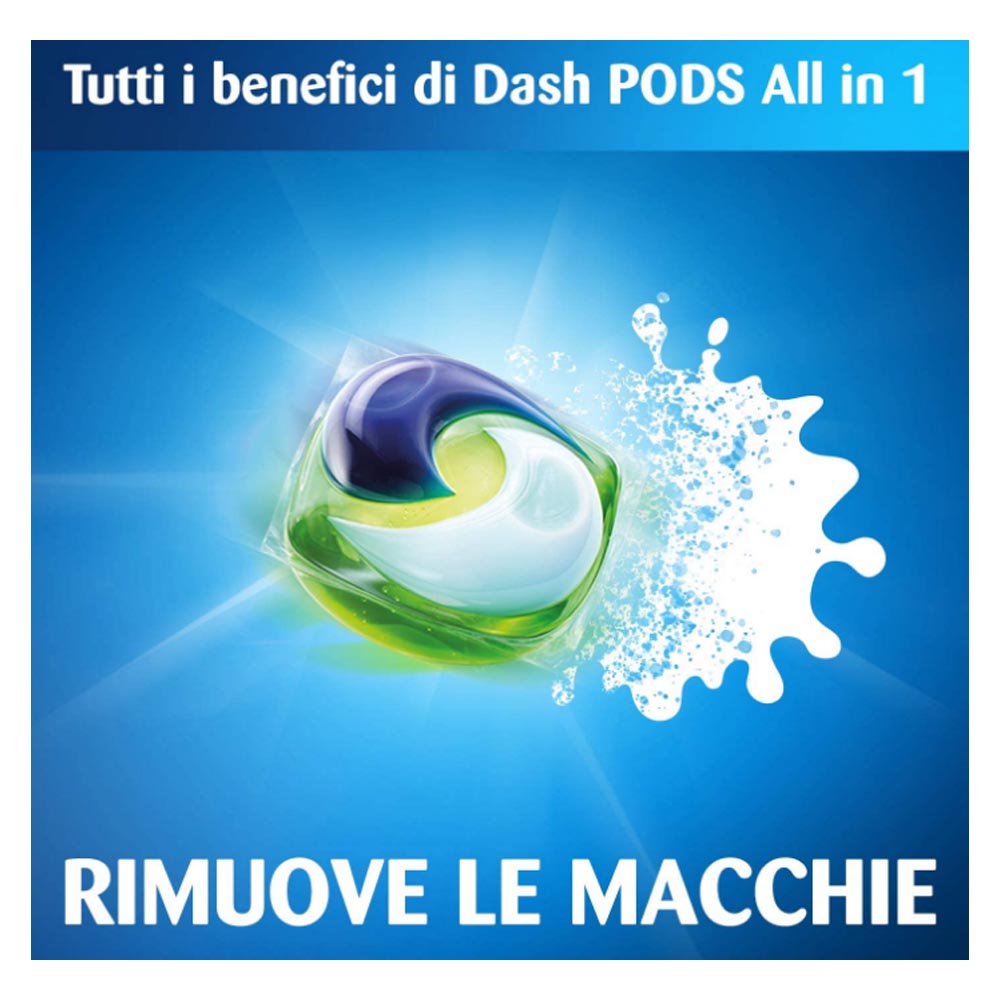 Dash allin1 pods detersivo per lavatrice in monodosi unstoppables 4 confezioni da 26 capsule