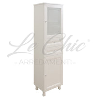 Colonna bianco opaco shabby chic multiuso 170 cm