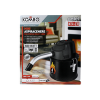 Mini aspiracenere portatile per pulizia BBQ e Stufe a Pellet 600W 4L + Accessori