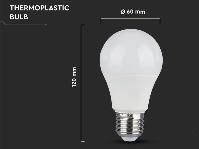 3 PZ Lampada Led E27 A60 11W Bianco Neutro 4000K Bulbo Sfera 1055 Lumen SKU-7353