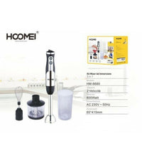 3 In 1 Mixer Ad Immersione Multifunzione 800 W 2 Velocita' Cucina Hoomei Hm-6680         