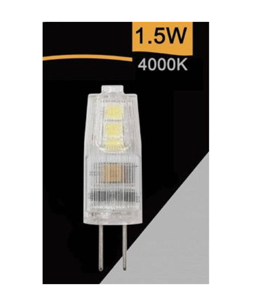 3 Lampadine Led G4 Ac/dc12v 1.5w 150lm Luce 3000k 4000k 6500k Spardc-g4-1.5w-001  -bianco Naturale      -