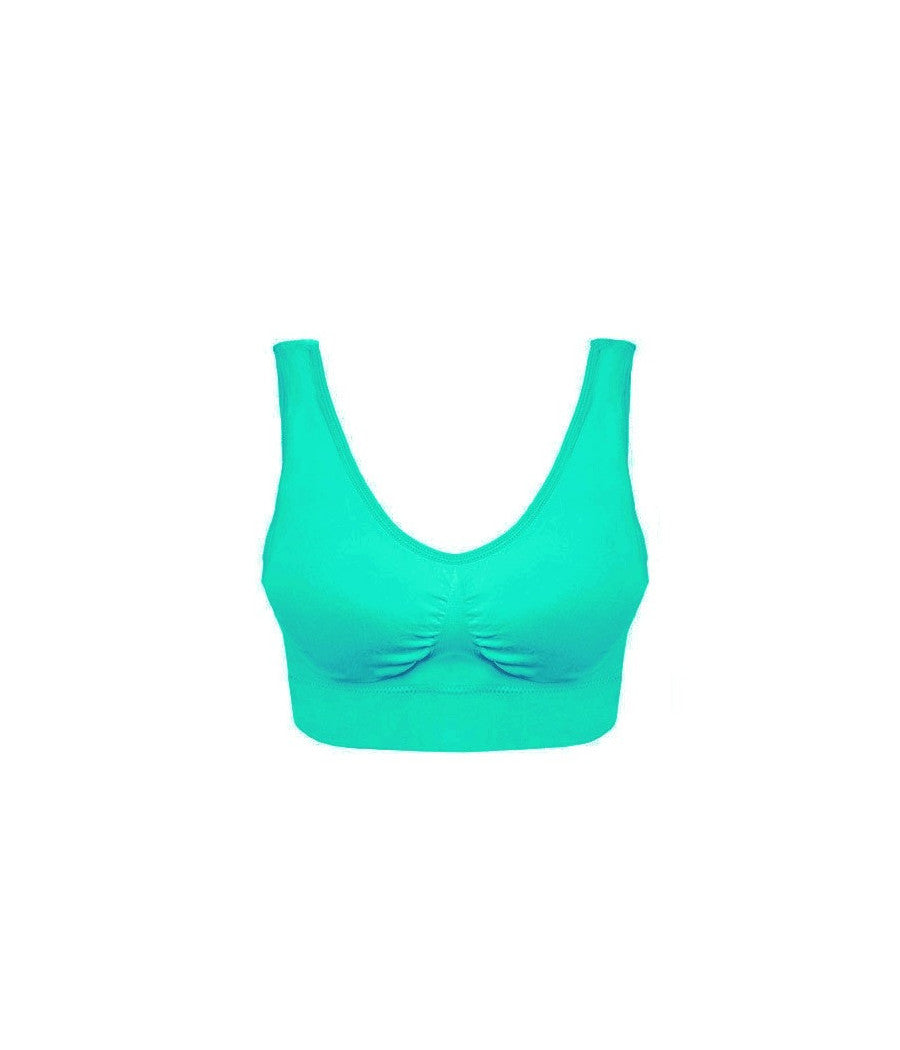 3 Pz Reggiseno Reggi Seno Bra Sportivo 3 Colori Sport Intimo Donna Reggiseni Tg.         